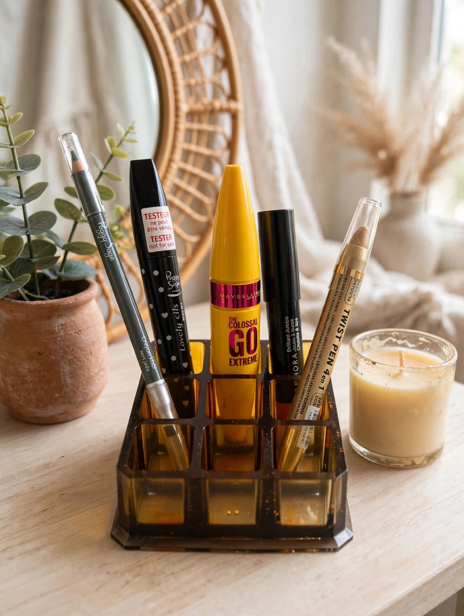 Support range maquillage 